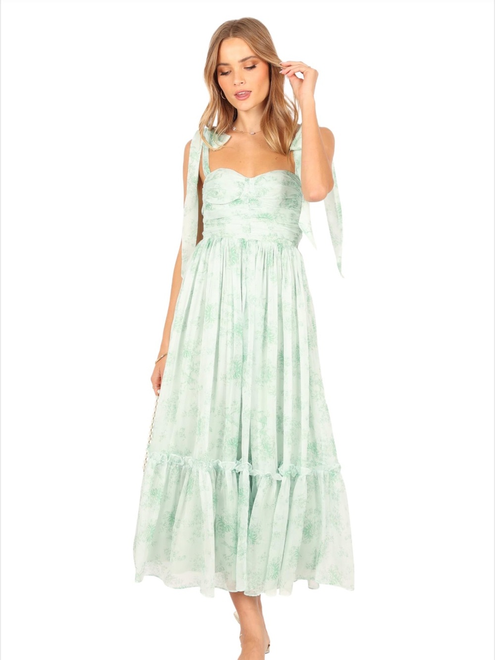 NWT Petal & Pup Floret Midi Dress - Sage